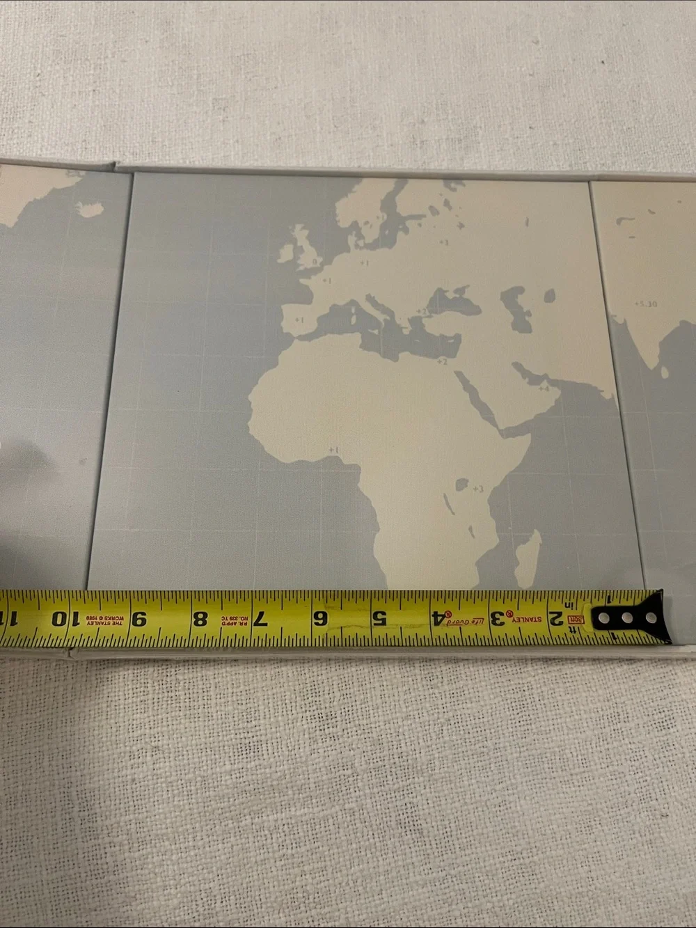 IKEA PJÄTTERYD 3-piece World Map Canvas Triptych Wall Art Set NWT(Vintage)